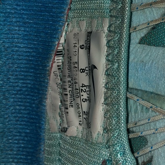 Nike Lebron 10 “Blue Diamond” Size 9 - Picture 7 of 7